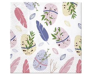 Serwetki papierowe PAW Easter Feather 33 xm x 33 cm 20 szt