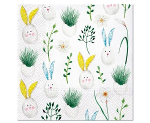 Serwetki papierowe PAW Rabbit Eggs 33 xm x 33 cm 20 szt