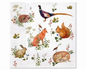 Serwetki papierowe PAW Wild Forest Animals 33 xm x 33 cm 20 szt