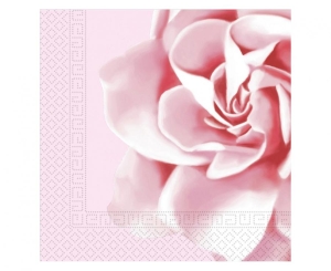 Serwetki papierowe Pink Rose rozm. 33 x 33 cm 20 szt