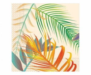 Serwetki papierowe Tropical Leaves 33 cm x 33 cm 20szt.