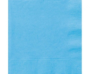Serwetki papierowe jasnoniebieskie cm 20 szt