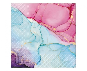 Serwetki PAW wzorzyste Watercolor Dream 33 xm x 33 cm 20 szt