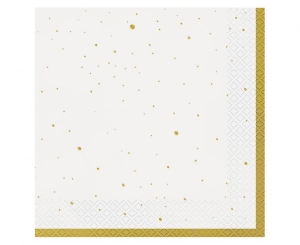 Serwetki Celebrate (złote) 33 cm x33 cm 20 szt