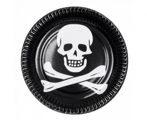 Talerzyki papierowe "Piraci" Classic 23 cm 10 szt