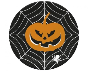 Talerzyki papierowe Halloween DAISY Dynia 22 7 cm 8 szt