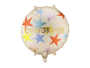 Balon foliowy pastylka Congrats  35 cm x 35 cm