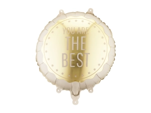 Balon foliowy pastylka You Are The Best  35 cm x 35 cm