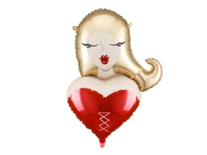 Balon foliowy Dziewczyna 57x74,5cm