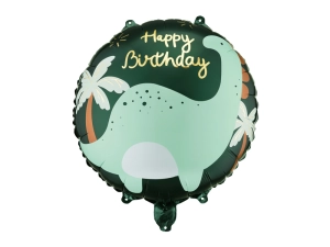 Balon foliowy pastylka Brontozaur  35 cm x 35 cm