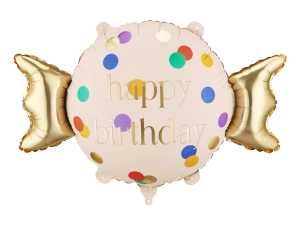 Balon foliowy Cukierek Happy Birthday 61x37 cm