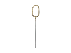 Zimne ognie Cyfra 0 złoty 15cm