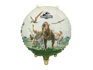 Balon foliowy pastylka Jurassic World  35 cm x 35 cm