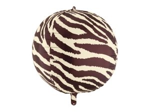 Balon foliowy Piłka w Paski Zebry 75 cm