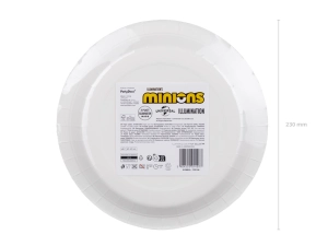Talerzyki Minionki 23 cm