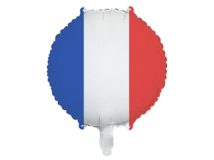 Balon foliowy Flaga Francji 35 cm