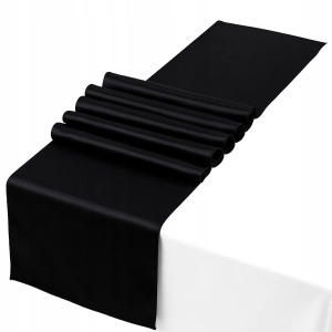 Satyna czarna 36 cm x 9 m