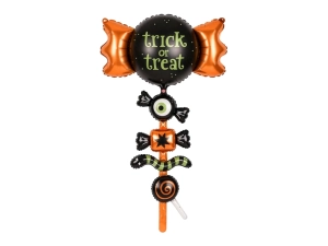 Balon foliowy Trick or treat, 89x129 cm, mix