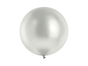 Balon Glossy 60cm, srebrny