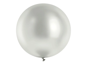 Balon Glossy 100cm, srebrny