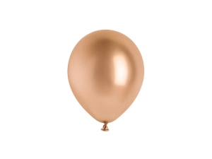 Balony Glossy 12cm, różowe złoto