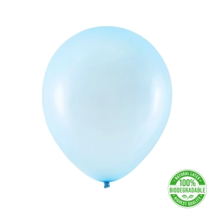Balon Biodegradowalny metaliczny błękitny 12cali 100szt