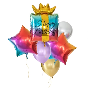 Balony Happy Birthday zestaw