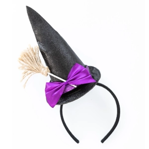 Opaska Halloween Kapelusz Czarownicy 29x18cm