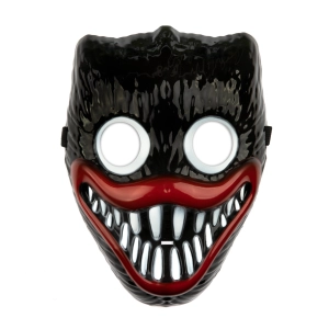 Maska Halloween Zęby czarna 23x16,5cm