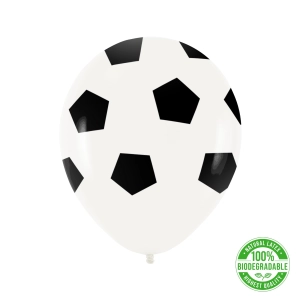 Balony biodegradowalne Football 12cali 100szt.