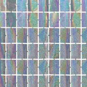Kurtyna imprezowa kwadraty holograficzna srebrna 100x200cm