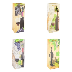 Torebki na prezenty Winnica 12szt. mix
