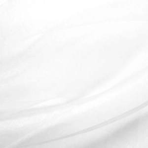 Organza gładka biała 0,16x9m