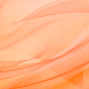 Organza gładka pomarańczowa 0,16x9m