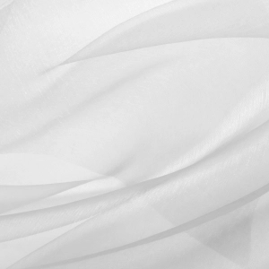 Organza gładka srebrna 0,16x9m