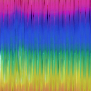 Kurtyna imprezowa tęczowa matowa 100x250cm