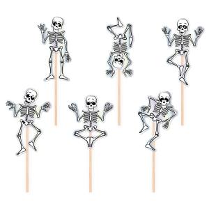 Toppery Halloween Szkielety 6szt. mix