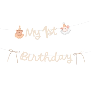 Baner My 1st Birthday Baby 1szt.