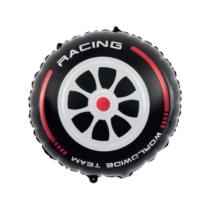 Balon foliowy Racing Car Koło 45x50 cm
