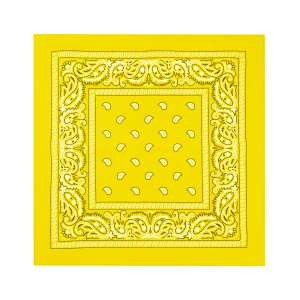 Chustka bandana żółta