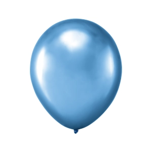 Balony chrom niebieskie 12cali 50szt.