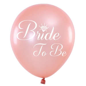 Balony na wieczór panieński Bride to be rose gold  12cali 100szt.
