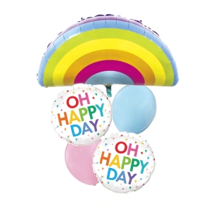 Zestaw balonów Tęcza Oh Happy Day
