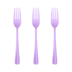 Widelce plastikowe fioletowe 10szt