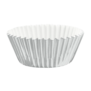 Papilotki do muffinek srebrne 100szt.