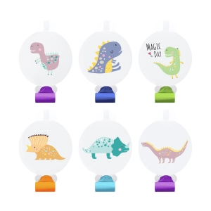 Trąbki dinozaury 6szt