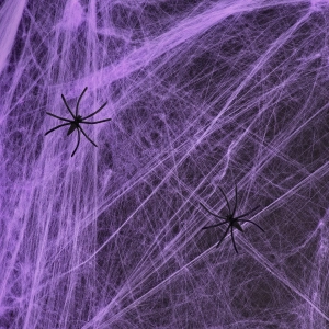 Pajęczyna Halloween fioletowa 20g