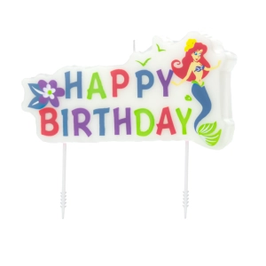 Świeczka urodzinowa Happy Birthday z Syrenką