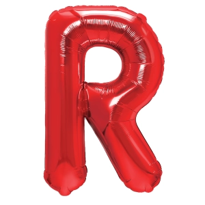 Balon foliowy litera R czerwony 40cm N