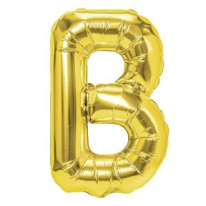 Balon foliowy litera B złoty 40cm N